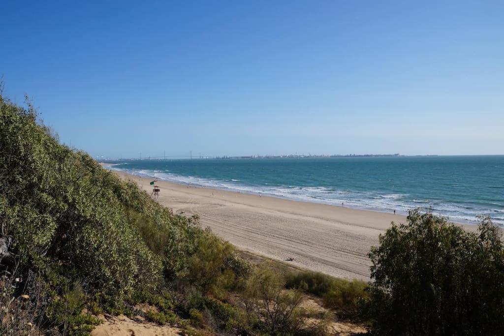 Piso Muy Moderno Para 4 Personas Y Una Cuna A 7 Min Caminando A La Playa, Con Aire, Balcon Con Vistas Y 2 Piscinas Ел Пуерто де Санта Мария Екстериор снимка