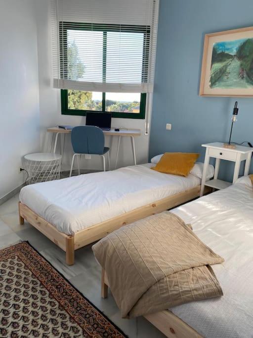 Piso Muy Moderno Para 4 Personas Y Una Cuna A 7 Min Caminando A La Playa, Con Aire, Balcon Con Vistas Y 2 Piscinas Ел Пуерто де Санта Мария Екстериор снимка